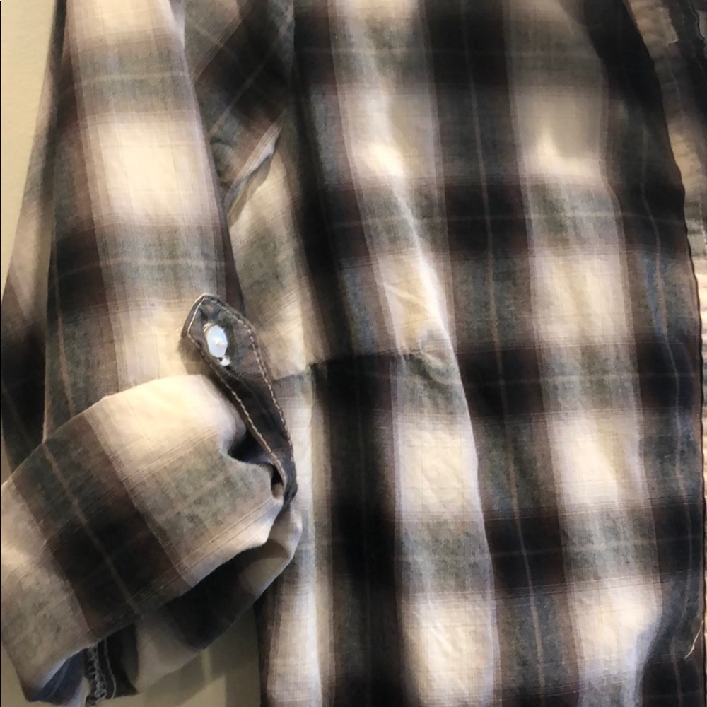SPLENDID plaid button down top Size Small - Picture 2 of 6